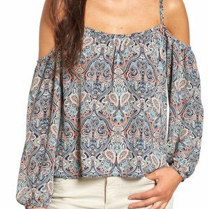 ❌ SOLD CUPCAKES & CASHMERE Julina Cold Shoulder Top